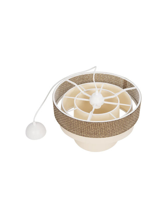 GloboStar Siera Pendant Light Brown with Socket E27 38x38x95cm