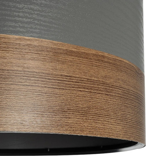 GloboStar Zyklus Κρεμαστό Φωτιστικό Γκρι με Ντουί E27 36x36x73εκ.