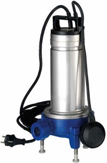 Lowara DOMO GRI 11 Μονοφασική Αντλία Ακαθάρτων / Λυμάτων 1.5hp με Φλοτέρ και Κοπτήρες με Φλοτέρ