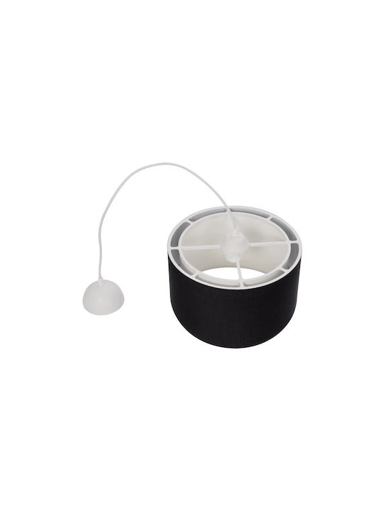 GloboStar Lili Κρεμαστό Φωτιστικό Μαύρο με Ντουί E27 38x38x95εκ.