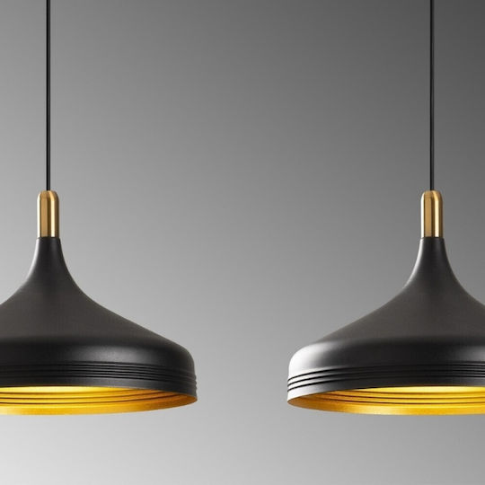 Opviq Saglam Pendant Light Black Rail with Socket E27 68x36x132cm