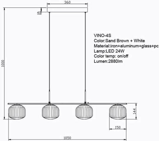 Sun Light Pendant Light Gold 114x15x114cm Sun Light Pendant Light Gold 114x15x114cm