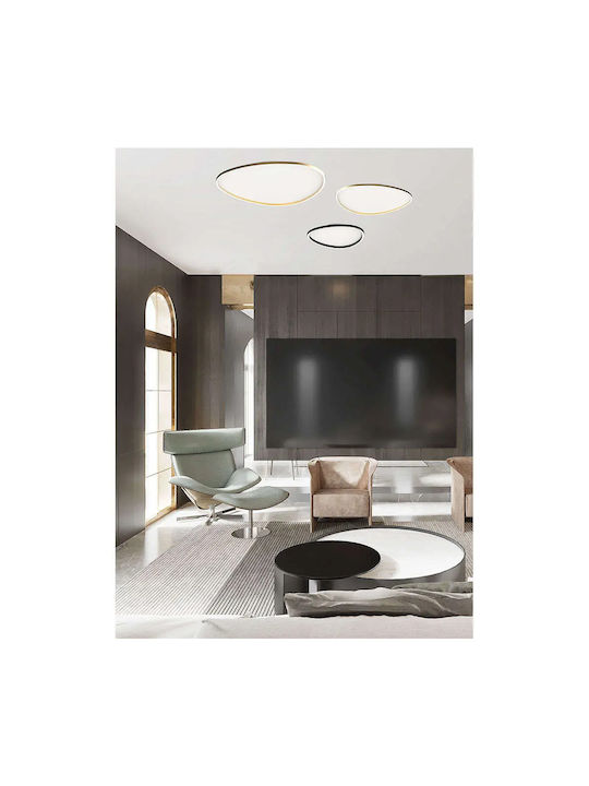 Zambelis Lights Ceiling Mount Light 59cm Gold with Integrated LED