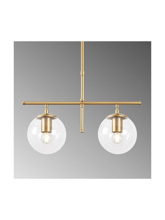 Opviq Gold Pendant Light Yellow with Socket E14, E.14 52x15x76cm