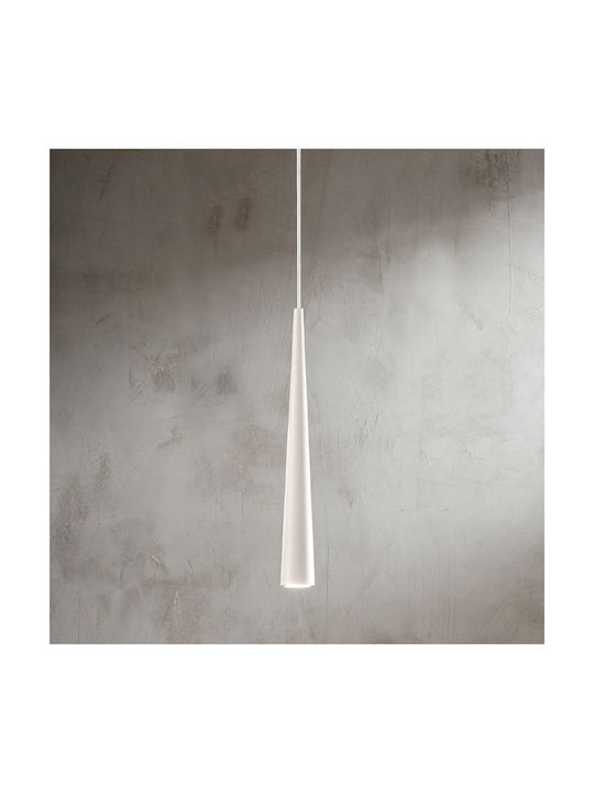 Ondaluce Noa Pendant Light White with Socket GU10