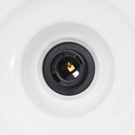 vidaXL Adjustable Orange Pendant Ceiling Light with E27 Socket 31x31cm