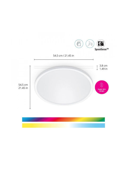 WiZ Inteligent Plafonieră de Tavan 22buc Albă cu LED Integrat și Telecomandă