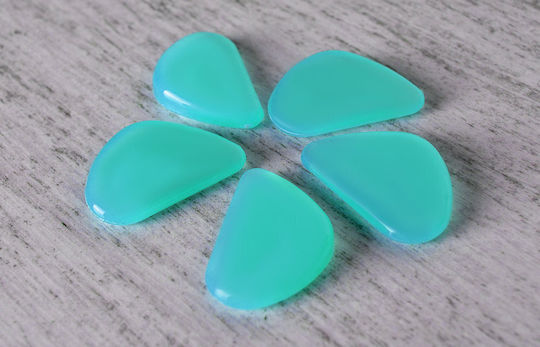 Set Decorative Stones Zola Phosphorescent 100 Pieces Blue Size 2-3 Cm