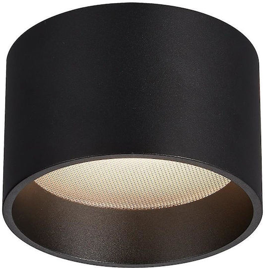 VK Lighting Deckenleuchte 11.5cm Schwarz mit Integrierter LED