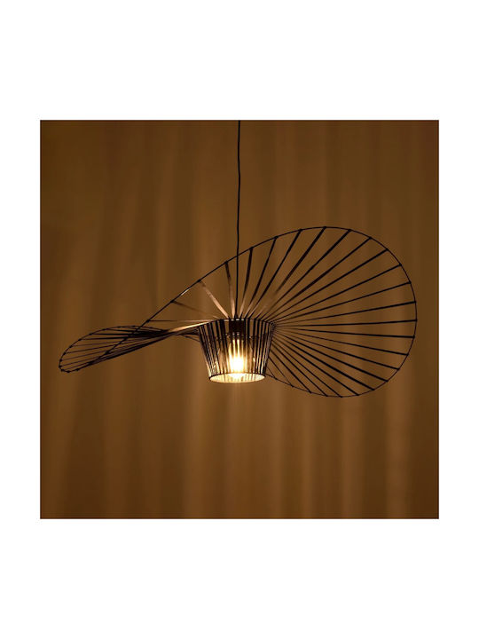 GloboStar Widow Pendant Light Black Grid with Socket E27 98x96x30cm
