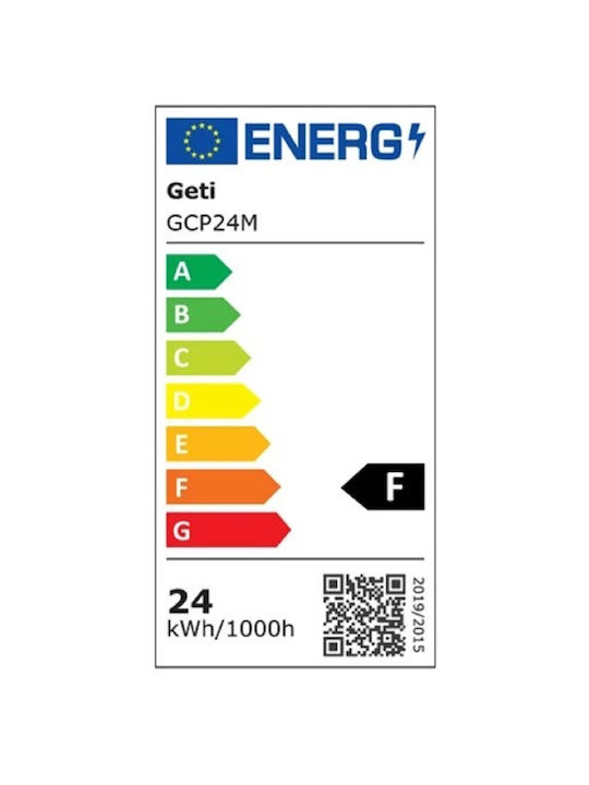 Geti Deckenleuchte Weiß mit Integrierter LED