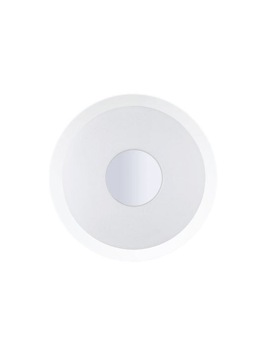 Eglo Lanciano Smart Ceiling Mount Light 45cm White with Integrated LED and Remote Control