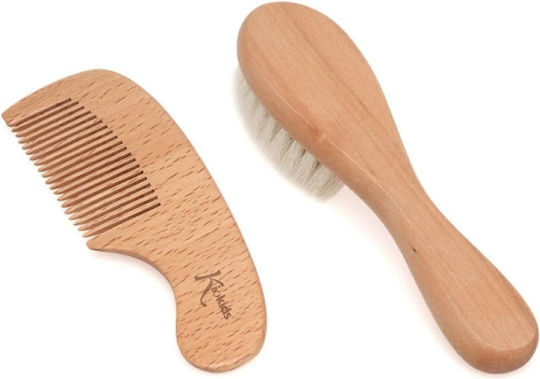 Kiokids Baby Brush & Comb 2pcs
