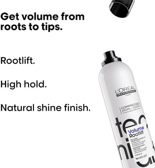 L'Oréal Professionnel Techni Art Volume Lift Force 3 Rootlift Spray-Mousse Αφρός Μαλλιών Όγκος 250ml
