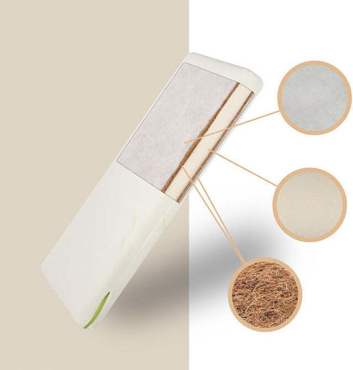Sensillo Mattress Crib with Coconut Fiber 40cmx90cm
