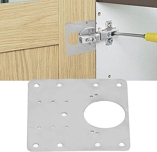 Hinge Repair Kit Furniture Zola Stainless Steel 9x9 Cm