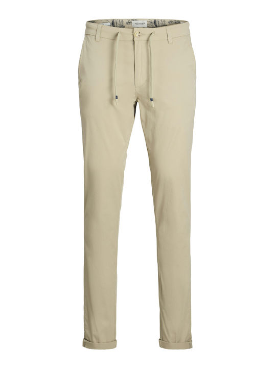 Hose Chino Elastisch in Schlanker Passform Plaza Taupe