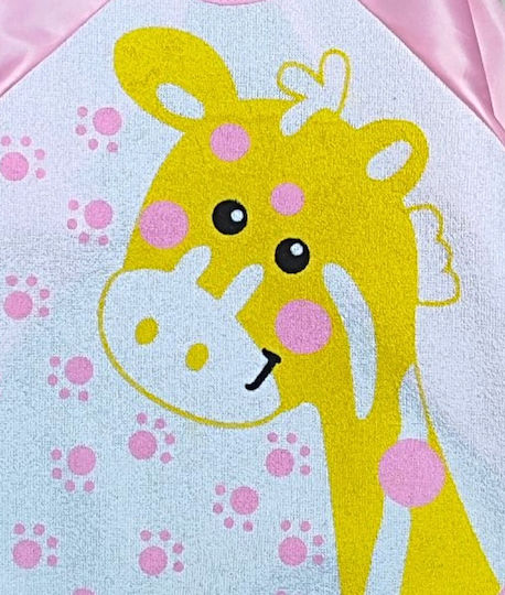 Babydom Wasserdicht Schutzanzug Stoff mit Ärmel Pink