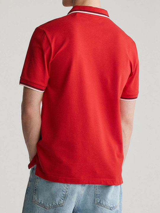 Polo Short Sleeve Blouse FireRed