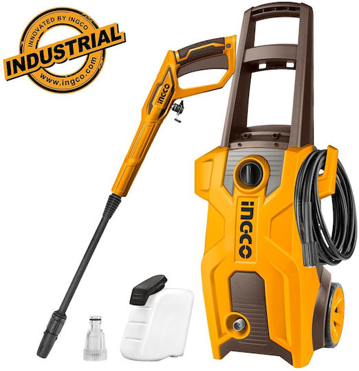 Ingco Pressure Washer Electric 2000W with Pressure 160bar