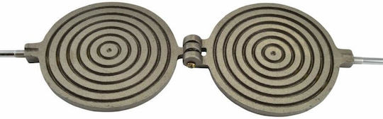 Waffle Salty Stick Maker Cast Iron Handle 13 Cm Perfect Home