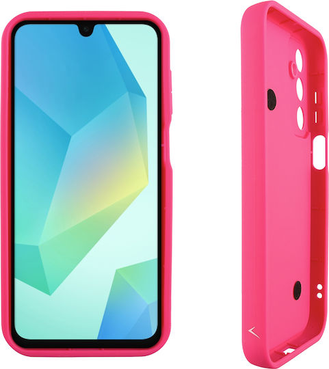 Volte-Tel Hearts Strap Back Cover Silicone with Strap Pink (Galaxy A16)