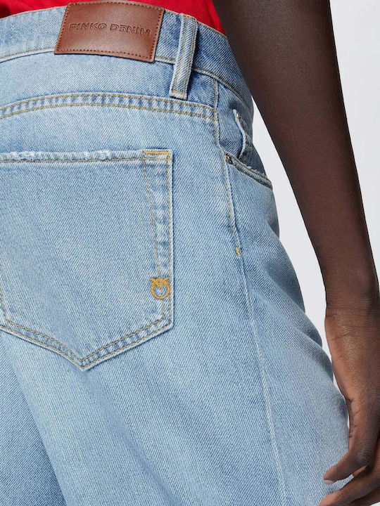 Estelle Egg Ψηλόμεσο Γυναικείο Jean Παντελόνι Pink
