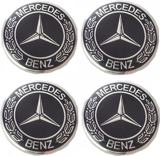 Capace Centru Roată Mercedes Benz cu Diametru Interior 73mm 4buc