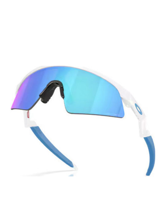 Oakley Sweep Men's Sunglasses with White Plastic Frame and Blue Mirror Lens OJ9015-01