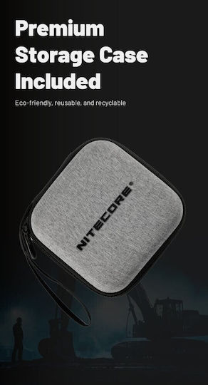 NiteCore Презареждащ се Челник LED IP68 с Максимална Яркост 1600лм Hc70 Uhe Черен