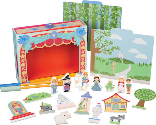 Wooden Puppet Theatre Orange Tree Toys