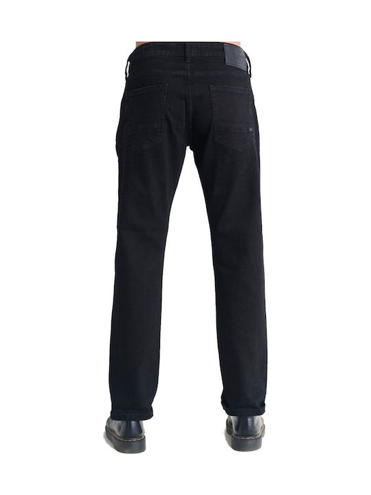 Hardy Men's Jeans Pants with Regular Straight Fit Black
