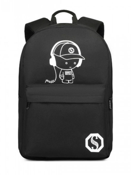 Miss Lulu Bag Backpack 15.4" Black EQ2360 Miss Lulu Bag Backpack 15.4" Black EQ2360
