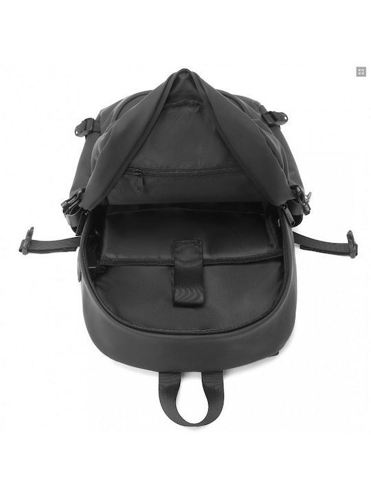 Miss Lulu Miss Lulu Rucksack Für Laptop 15.6 Mit USB-Anschluss In Schwarz Farbe EM2349
