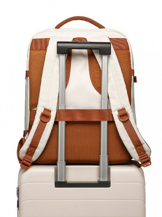 Miss Lulu Backpack Backpack for 15.6" Laptop Beige EM2413