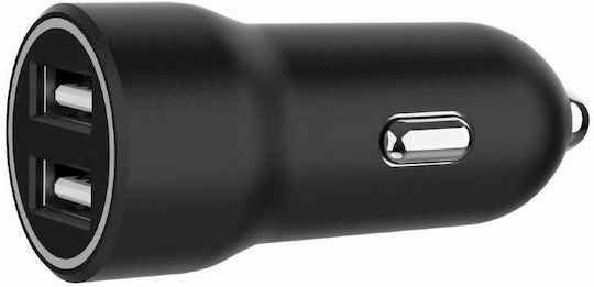 Gembird Автомобилен Заряден Устройство с Портове 2xUSB-A
