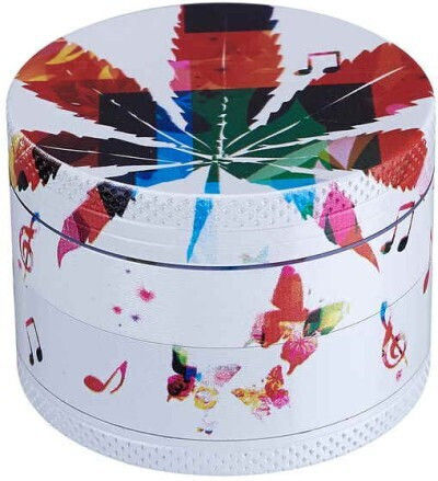 Champ High Grinder White Leaf 50mm