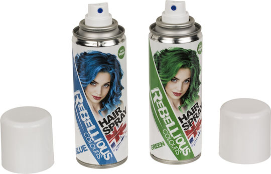 Σπρέι Μαλλιών 125ml 100% Vegan 2 Χρώματα Μπλε Πράσινο 1τμχ