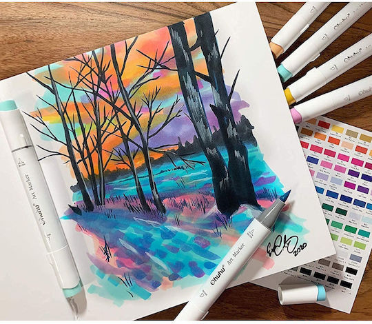 Sketchbook Ohuhu Marker Pads Art 30sht 17.5x16cm 200gr