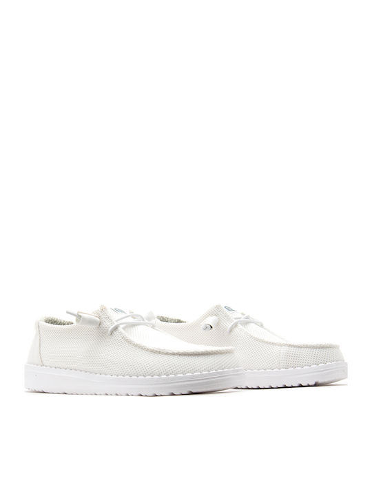 Wendy Women's Moccasins in White Color