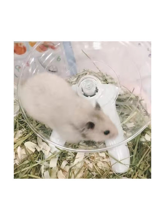 Bodenfeste Plastik-Hamsterrad M18xB18xH12cm Lila