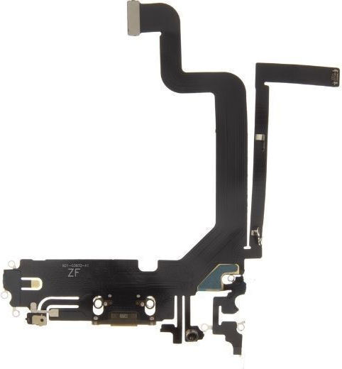 Καλωδιοταινία Θύρα Φόρτισης Iphone 14 Pro Max Flex Cable Charging Connector Gold