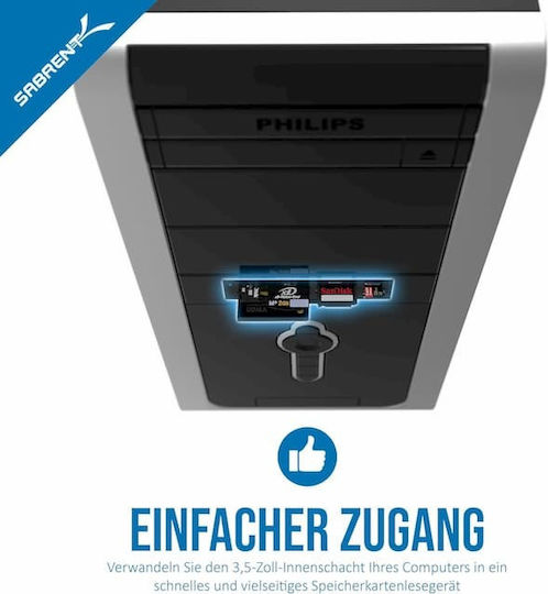 Sabrent Card Reader SATA για SD/MemoryStick