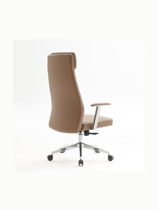 Woodwell Bf8800 Scaun De Birou De Director Cu Brațe Cappuccino