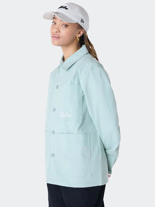 Overshirt Mânecă Lungă Verde