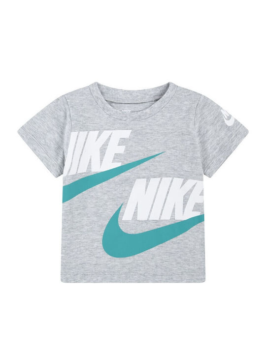 Παιδικό Σετ με Σορτς Καλοκαιρινό 2τμχ Γκρι Sportswear
