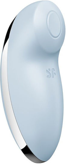 Satisfyer Tap & Climax 2 Clitoral Vibrator 11cm Blue