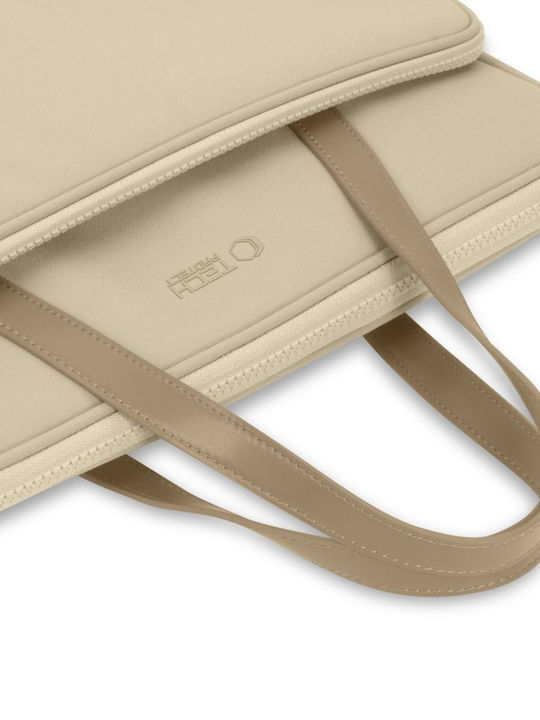 Tech-Protect Τσάντα για Laptop 14" σε Μπεζ χρώμα 304004-189486