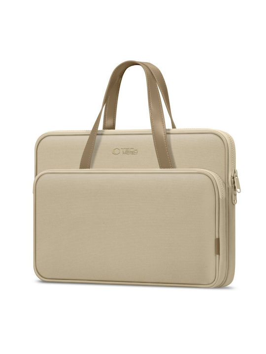 Tech-Protect Τσάντα για Laptop 14" σε Μπεζ χρώμα 304004-189486