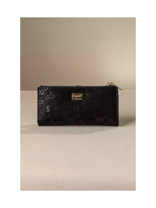 Fragola Large Women's Wallet Black